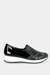 Czarne sneakersy damskie CHANELLE - Harpers.pl