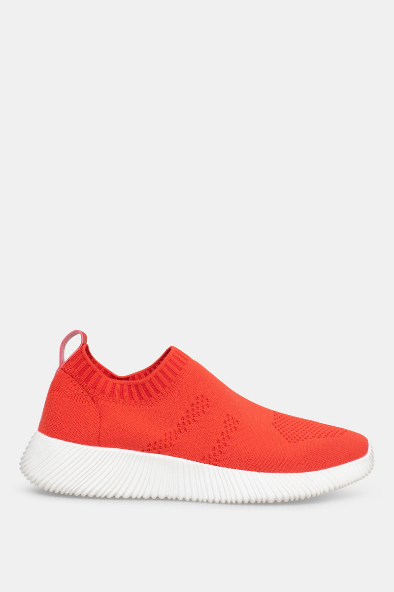 Czerwone sneakersy damskie 2.732412 - Harpers.pl