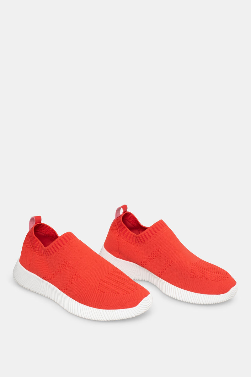 Czerwone sneakersy damskie 2.732412 - Harpers.pl