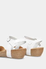 Białe sandały damskie R121 - Harpers.pl