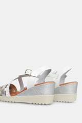 Białe sandały damskie R6223 - Harpers.pl