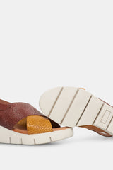 Multikolorowe sandały damskie R7003 - Harpers.pl