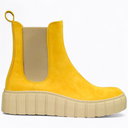 ŻÓŁTE BOTKI DAMSKIE MAVIS