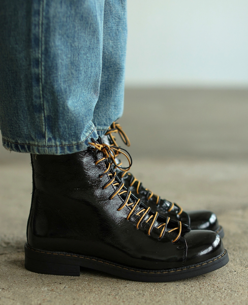 Odelisa Women's Black Leather Boots