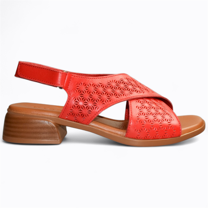 CASSIRA WOMEN'S RED SANDALS