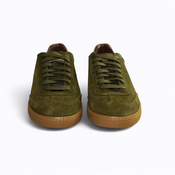 OLIVE-COLORED SUEDE DRELIAN