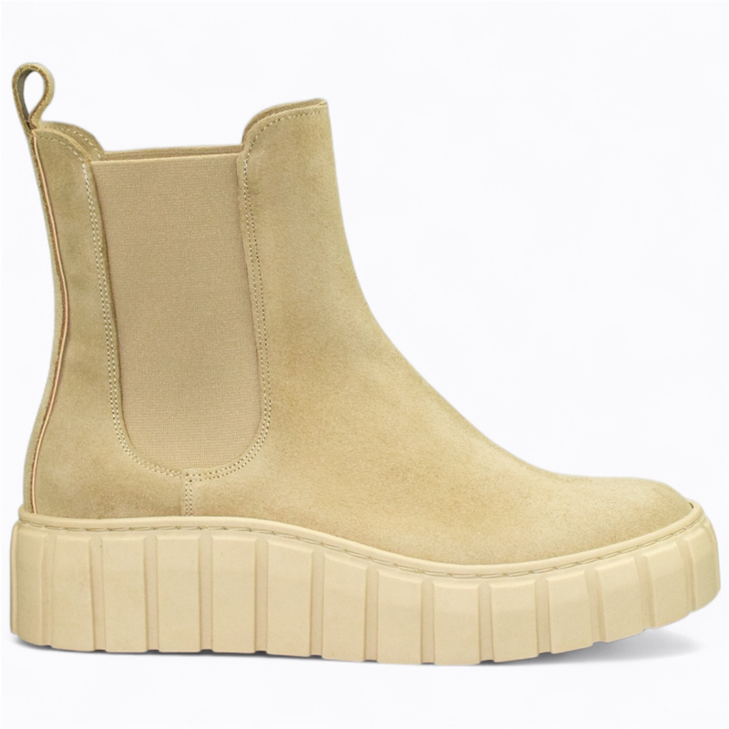 BEŻOWE BOTKI DAMSKIE MAVIS