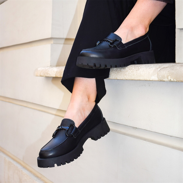 CZARNE PÓŁBUTY DAMSKIE DANAISE