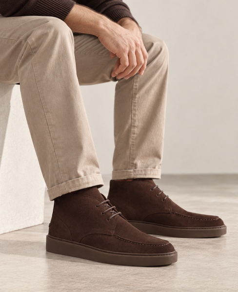 Cleonte Men's Brown Leather Boots