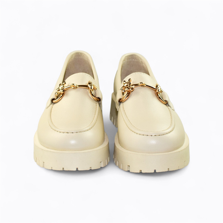 BEŻOWE PÓŁBUTY DAMSKIE NATASIA