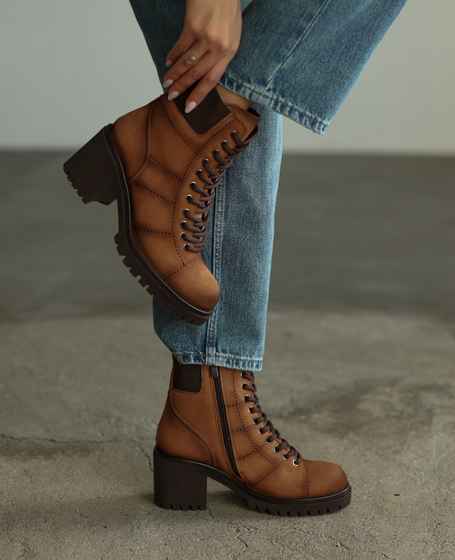 Taloria Women's Red Leather Boots