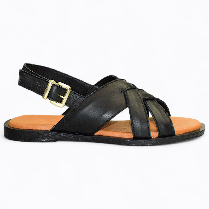 BLACK WOMEN'S BRIXENA SANDALS