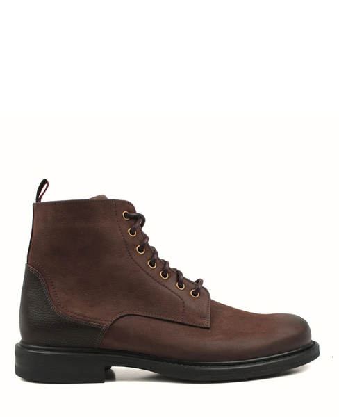 Lesario Men's Brown Leather Boots