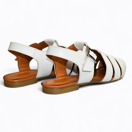 VALINDA WHITE WOMEN'S SANDALS
