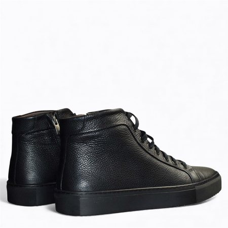 SKÓRZANE CZARNE TRZEWIKI MĘSKIE DALBERT