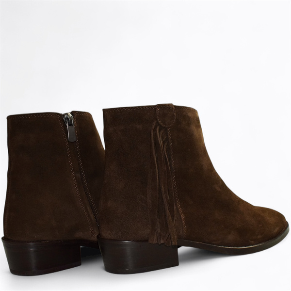 Ordelia Women's Brown Leather Cowboy Boots