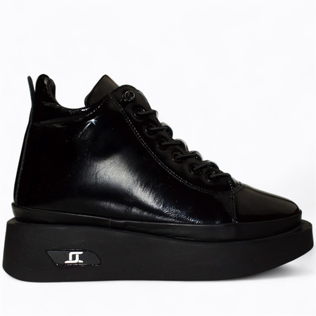 CZARNE BOTKI DAMSKIE ULISSIA