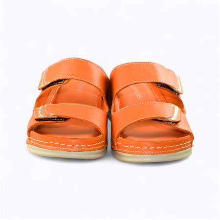 POMARAŃCZOWE KLAPKI DAMSKIE SENNITA