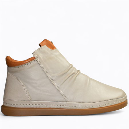 SKÓRZANE SZARE TRZEWIKI DAMSKIE RENATIA