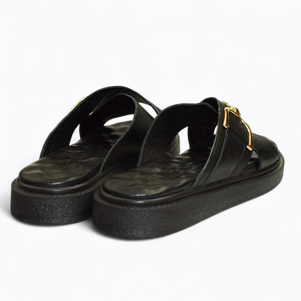 GLEDIRE BLACK WOMEN'S FLIP-FLOPS