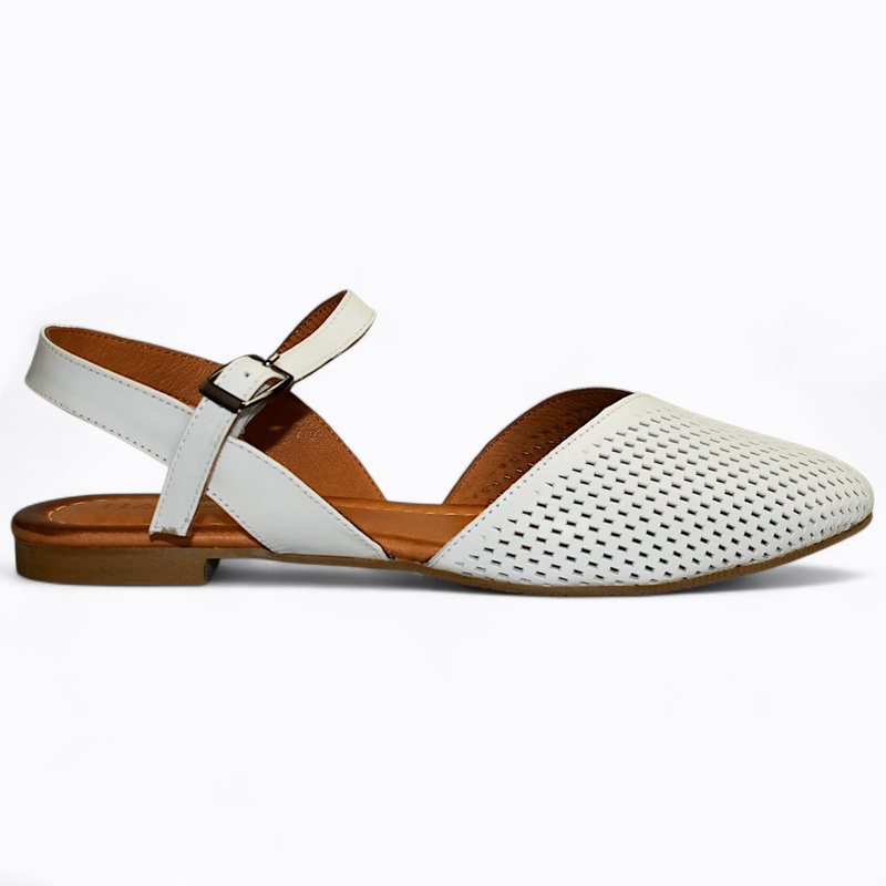 LAVERIA WHITE WOMEN'S SANDALS
