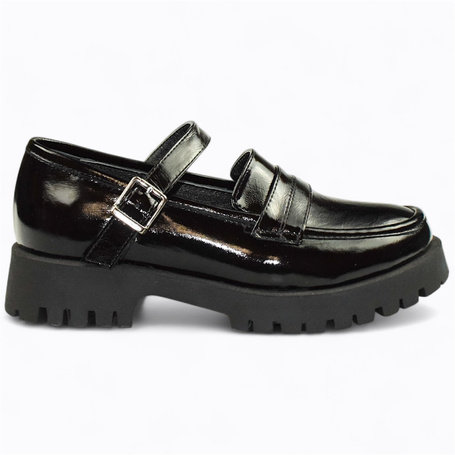 JASLINE BLACK LEATHER WOMEN'S LOW-TOP SHOES