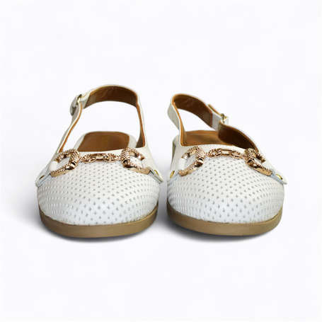 CORINNA WHITE WOMEN'S SANDALS