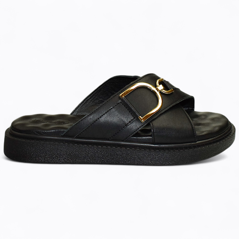 GLEDIRE BLACK WOMEN'S FLIP-FLOPS