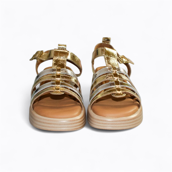 TARSILA WOMEN'S GOLD SANDALS