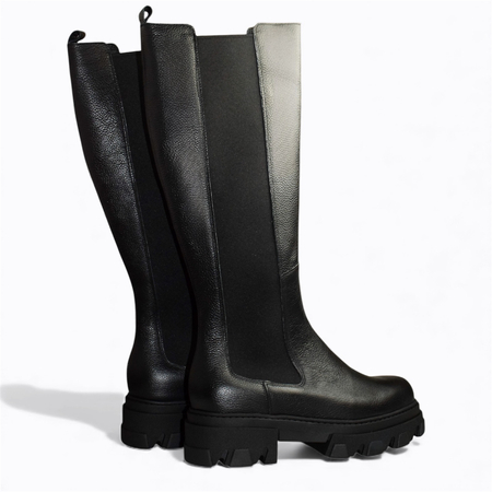 Czarne kozaki damskie Norico