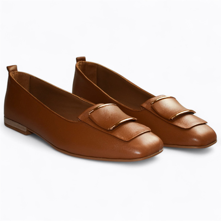 RED WOMEN'S BALLET FLATS BY PALITIA