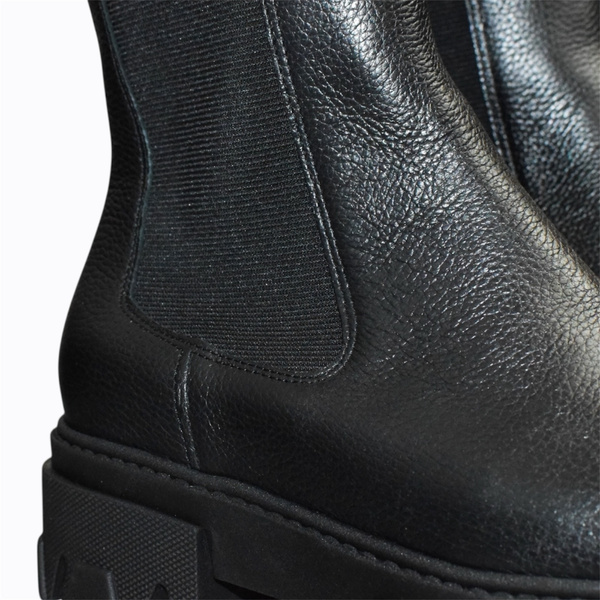 Norico Women's Black Leather Knee-High Boots