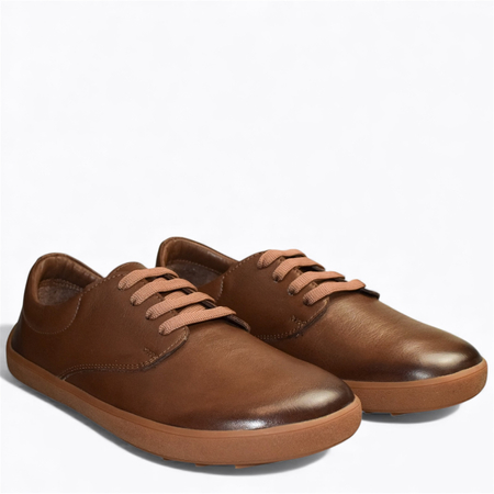 BRĄZOWE PÓŁBUTY DAMSKIE BAREFOOT SERILDA