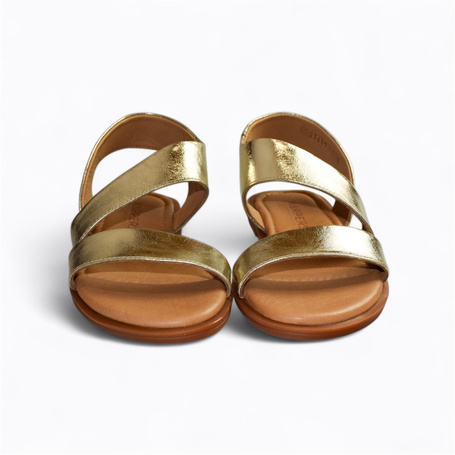 MILANNA WOMEN'S GOLD SANDALS