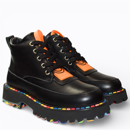 Adriona Women's Black Leather Boots