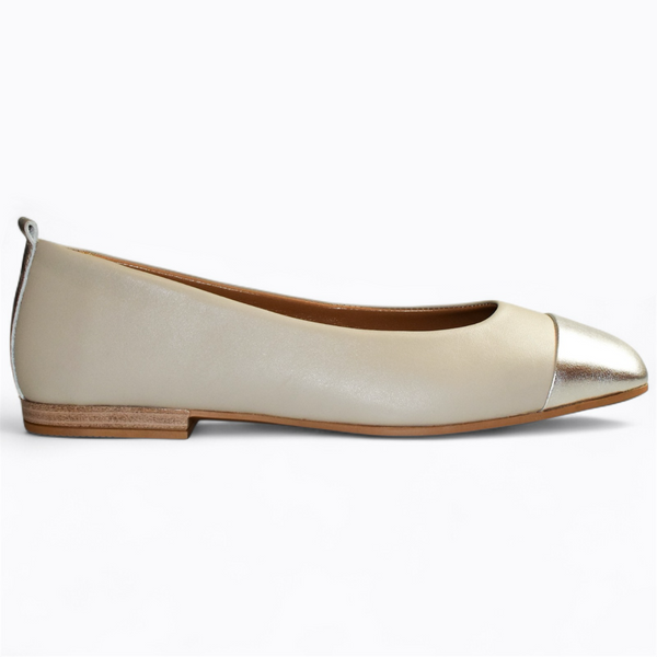RIVANNA WOMEN'S GRAY BALLET FLATS