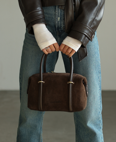 Barleta XS Chocolate - Small Leather Trunk