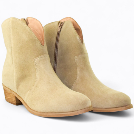 BEŻOWE KOWBOJKI DAMSKIE SEGUARA