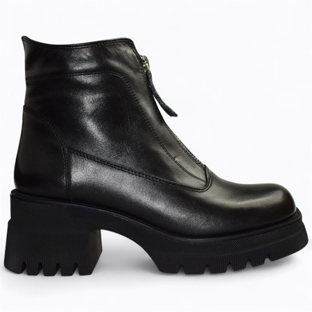 CZARNE BOTKI DAMSKIE AUVRINA