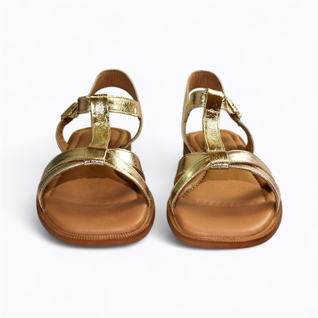 ALENCIA WOMEN'S GOLD SANDALS