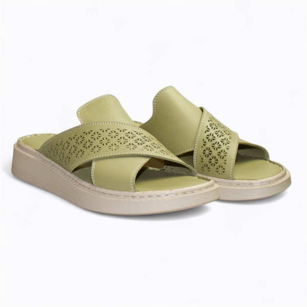 LYSELLE WOMEN'S GREEN FLIP-FLOPS