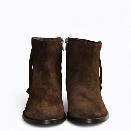 Ordelia Women's Brown Leather Cowboy Boots