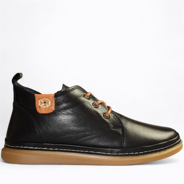 Donteri Women's Black Leather Boots