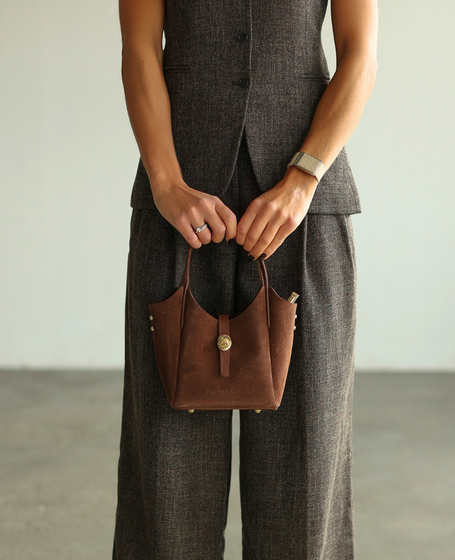 Vittora Koniak - Mini Leather Messenger Bag