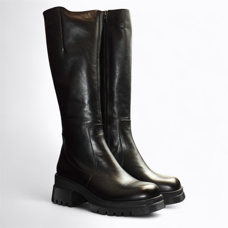 CZARNE KOZAKI DAMSKIE BEMIRIA