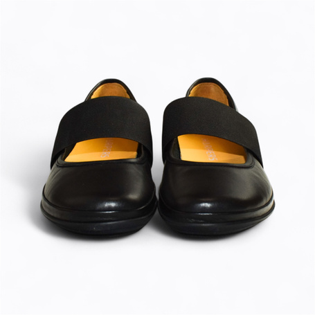 JORILNA WOMEN'S BLACK LOW-TOP SHOES