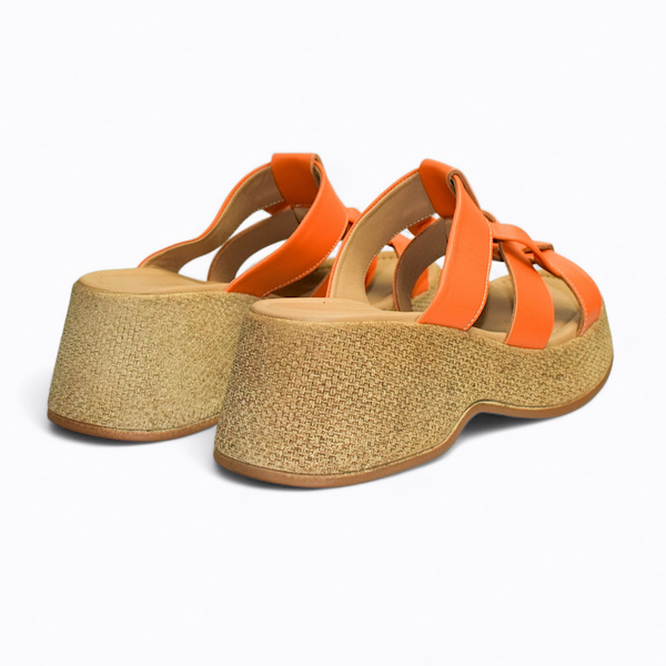 BRANIRA WOMEN'S ORANGE FLIP-FLOPS