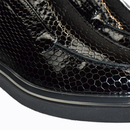 CZARNE BOTKI DAMSKIE ORISTIA