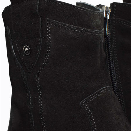 CZARNE KOWBOJKI DAMSKIE NOMELIA