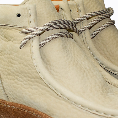 Skórzane beżowe trzewiki damskie Iserlin